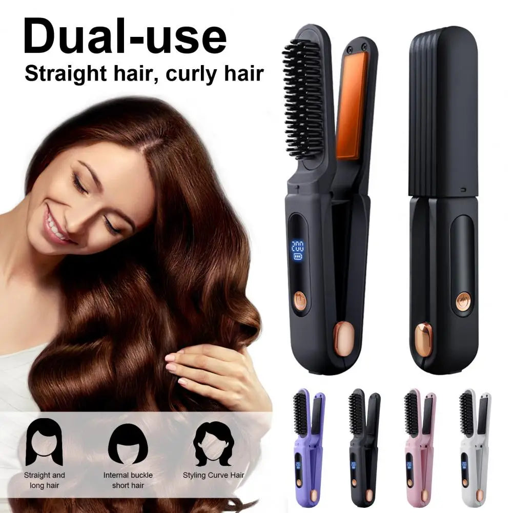 Frizz-Free Cordless Hair Styling Brush