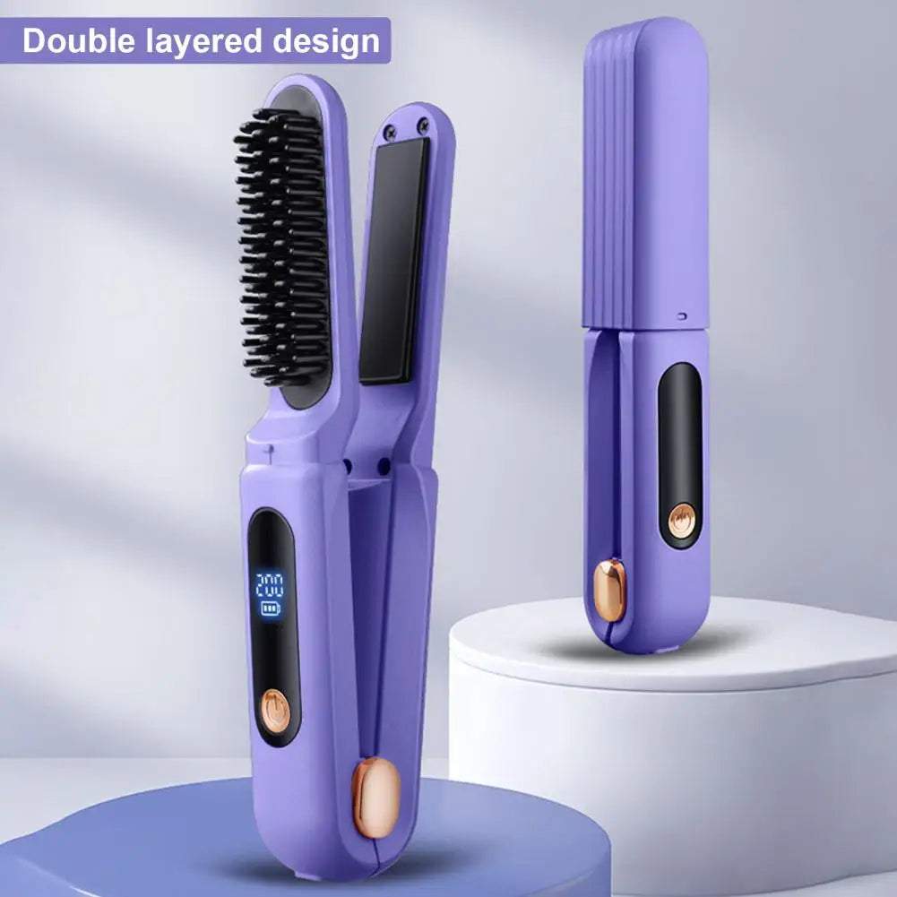 Frizz-Free Cordless Hair Styling Brush